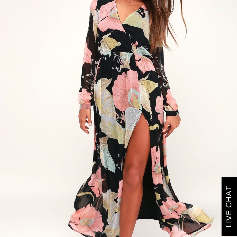 Floral maxi dress